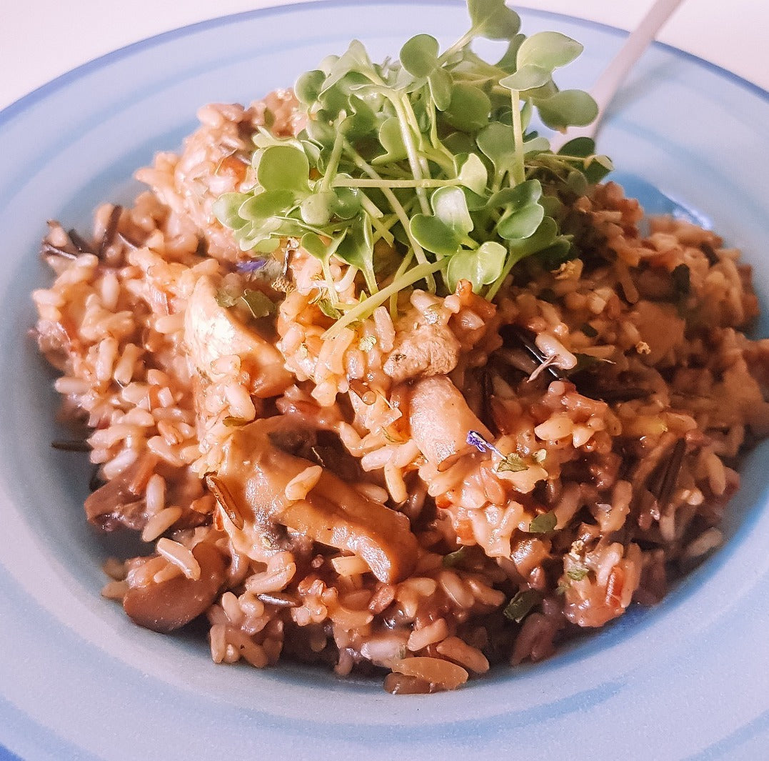Recipe Vegan Red Wine Risotto DEFY